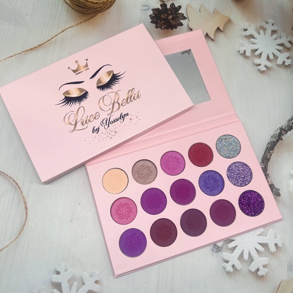 Eyeshadow pallet 18 colors Vegan cruelty free Highpigments waterproof - Picture 1 of 5